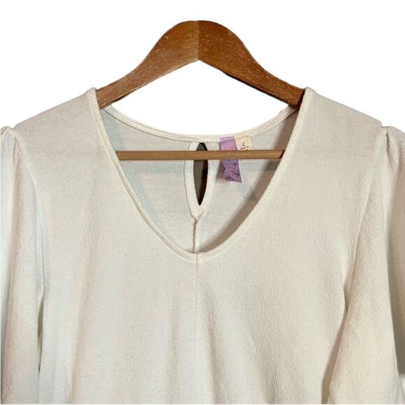 3 for $30! Alya short sleeve towel like material blouse - Picture 2 of 12